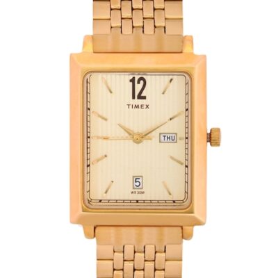 Timex Men Champagne Analogue Watch ̵...