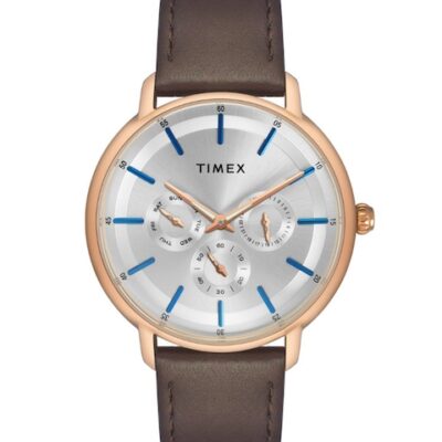 Timex Men Embellished Dial & Leathe...
