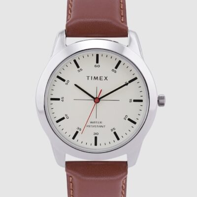 Timex Men Off-White Analogue Watch TW00ZR261E