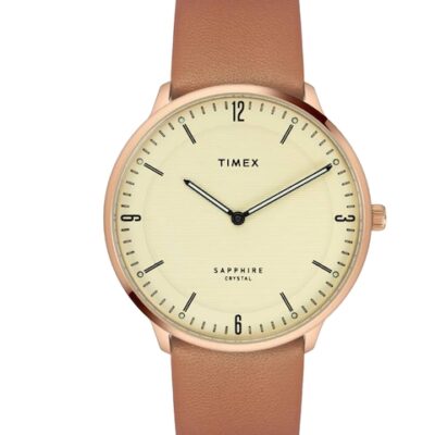 Timex Men Printed Dial & Leather Straps Analogue Watch TWEG22101