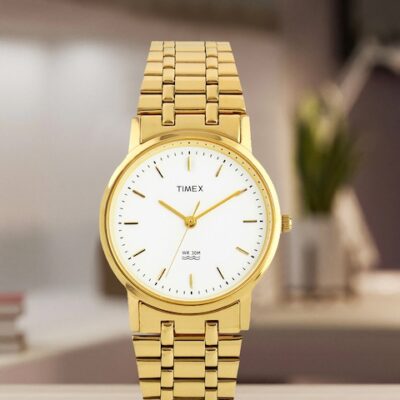 Timex Men White Analogue Watch – A303