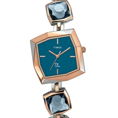 Timex Women Blue Brass Dial & Blue ...