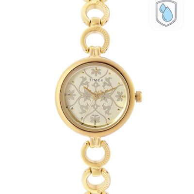 Timex Women Champagne Analogue Watch – TWEL11414