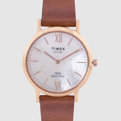 Timex Women Off-White Analogue Watch TWE...