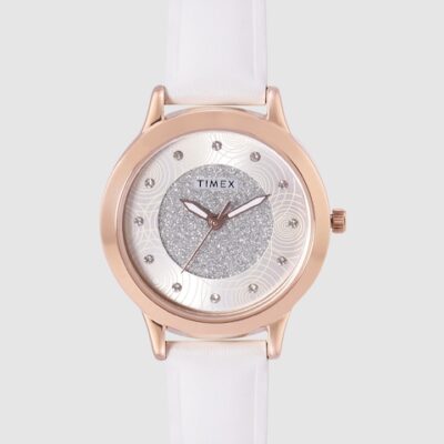 Timex Women Silver-Toned Analogue Watch – TW000T615