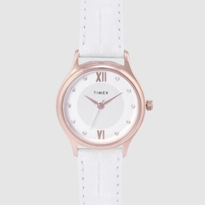 Timex Women Silver-Toned Analogue Watch ...