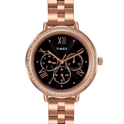 Timex Women Water Resistance Stainless Steel Multi Function Analogue Watch TW000Z503