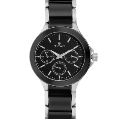 Titan Ceramics Men Black Analogue watch ...