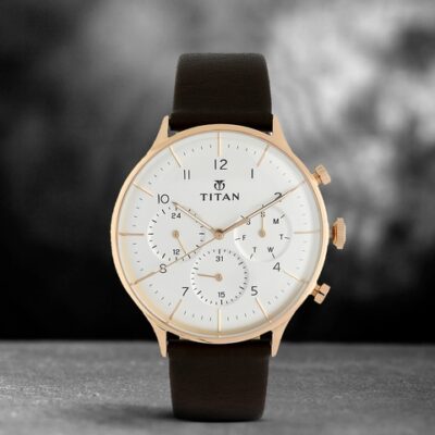 Titan Gents Calssique Men White Analogue watch NL90102WL01