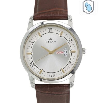 Titan Karishma Gents Men Silver Analogue...