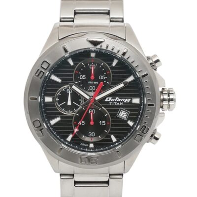 Titan Men Black Analogue Watch