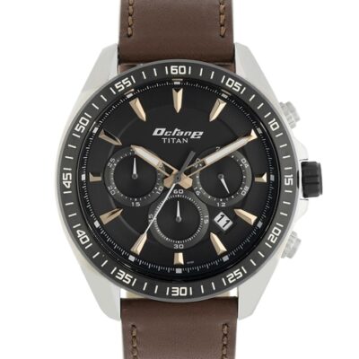Titan Men Black Analogue Watch 90103KL01