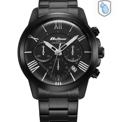 Titan Men Black Dial & Black Stainl...