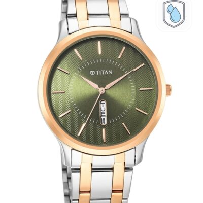 Titan Men Green Dial & Multicoloure...