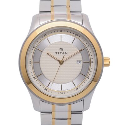 Titan Men Silver-Toned Analogue Watch 16...