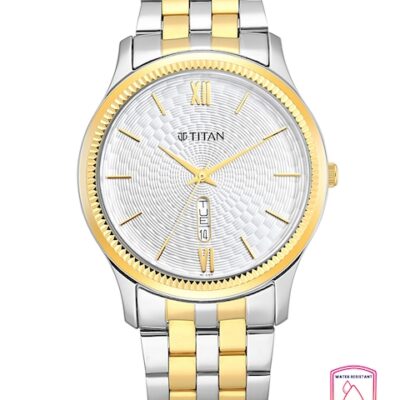Titan Men Silver-Toned Analogue Watch 18...