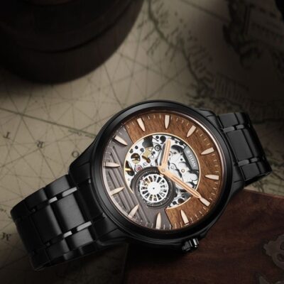 Titan Men Skeleton Dial & Stainless...