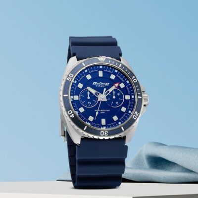 Titan Octane Hyper Lume Men Blue Analogu...