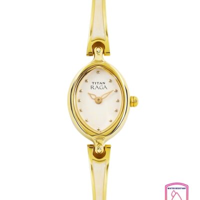 Titan Raga Rain Women White Analogue wat...