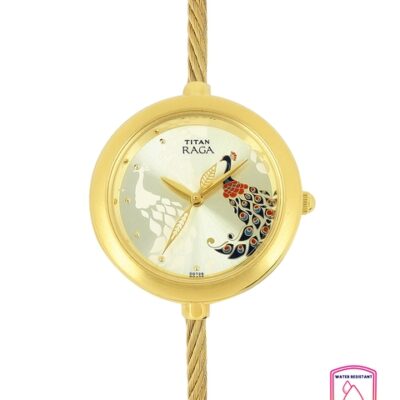 Titan Raga Women Gold Analogue watch NL2...