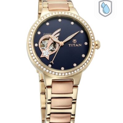 Titan Women Black Analogue Watch NK95084...