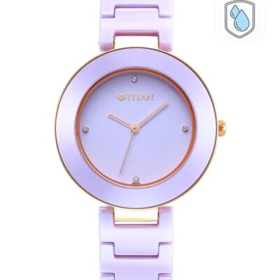 Titan Women Purple Dial & Purple Ce...
