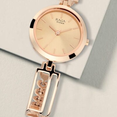 Titan Women Rose Gold Analogue Watch 2622WM01