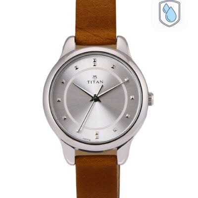 Titan Women Silver-Toned Analogue Watch ...