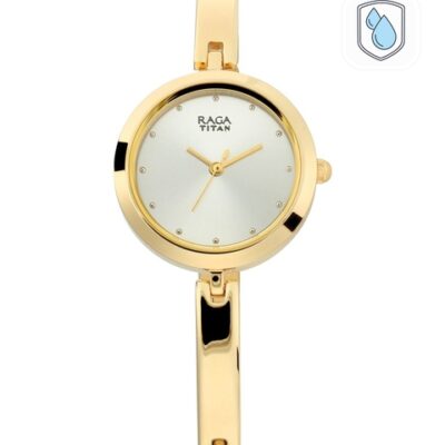 Titan Women Silver-Toned Analogue Watch ...