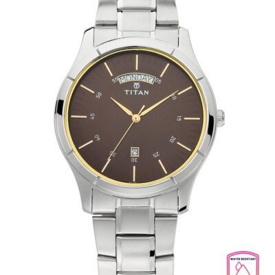 Titan Workwear Men Brown Analogue watch ...