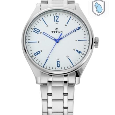 Titan Workwear Men White Analogue watch NL1802SM01