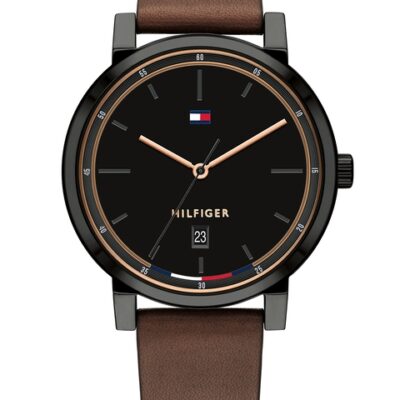 Tommy Hilfiger Men Black Analogue Watch ...