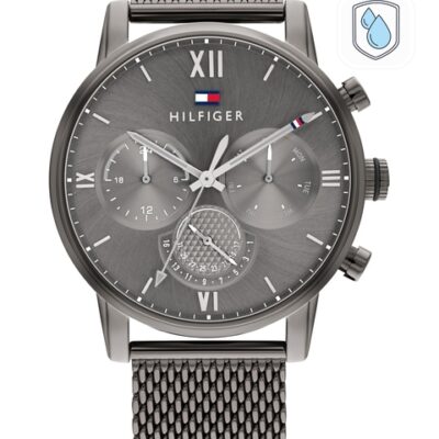 Tommy Hilfiger Men Grey Dial & Grey...