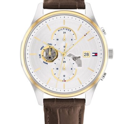 Tommy Hilfiger Men Leather Wrap Around Straps Analogue Watch TH1710501