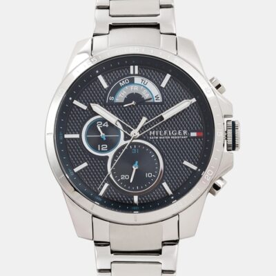 Tommy Hilfiger Men Navy Blue Analogue Wa...