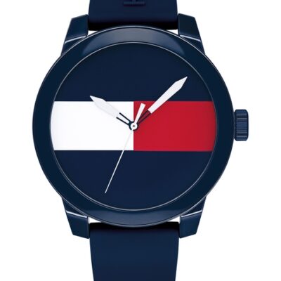 Tommy Hilfiger Men Navy Blue & White Analogue Watch TH1791322W