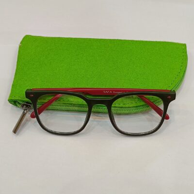 opto lens-kart stylish Light weight zero power frame Light (Monza Red)