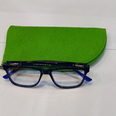 opto lens-kart stylish Light weight zero power frame (Blue)