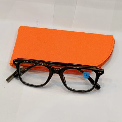 opto lens-kart stylish TR frame zero power frame (Shiney Black)